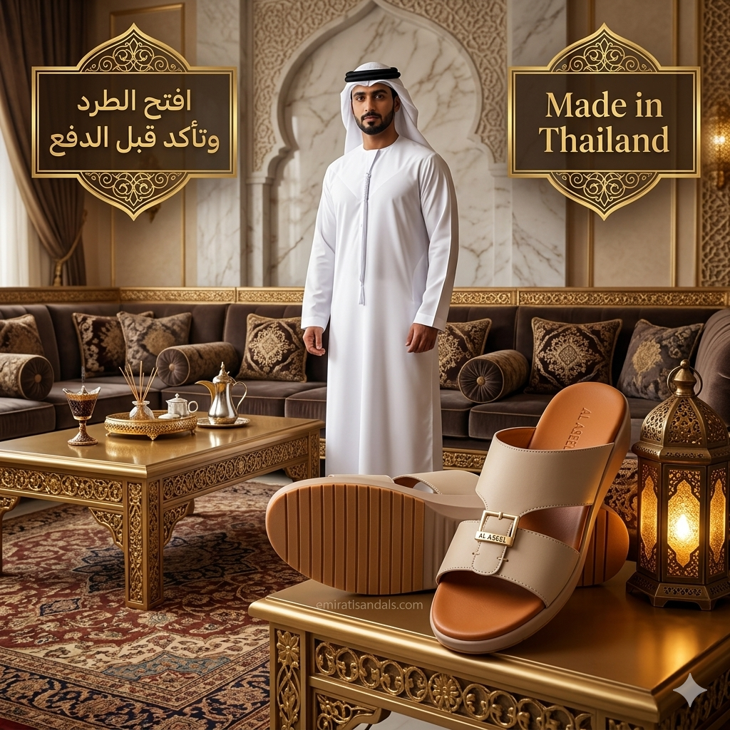نعل الأصيل الأصلي — نعال إماراتي ملكي فاخر (P08)